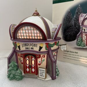Dept. 56 Starlight Dance Hall North Pole #56742 Retired Lighted Xmas House Works